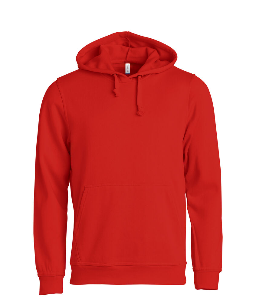 Clique Basic Hoodie Rood