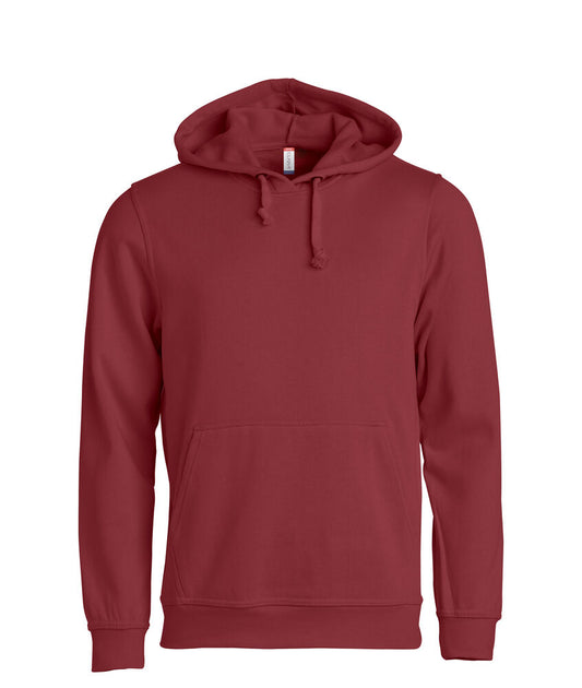 Clique Basic Hoodie Bordeauxrood