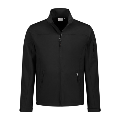 Santino Santo softshell jas zwart